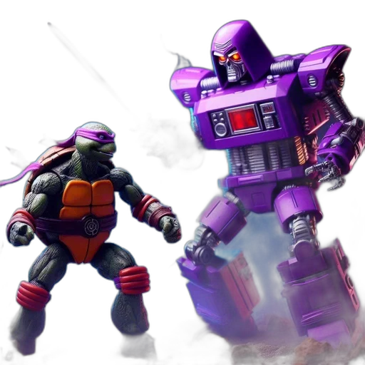 robot, concept art, 3d render, outer space transparent PNG cut-out