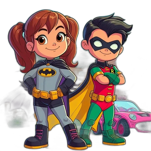 comic book art, cartoon, concept art, watercolor transparent PNG cut-out
