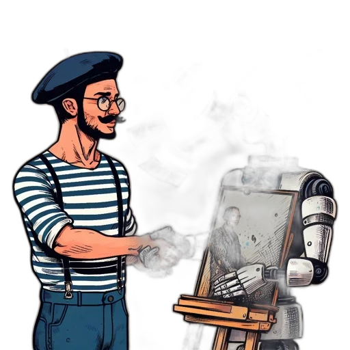 robot, furniture, staff, weapon transparent PNG cut-out