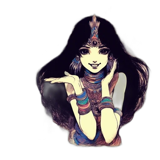 jewelry, mask, crown, fantasy art transparent PNG cut-out