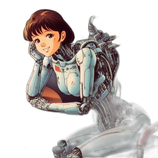 robot, weapon, creature, jacket transparent PNG cut-out