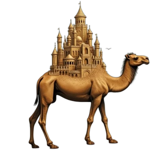 animal, dragon, creature, building transparent PNG cut-out