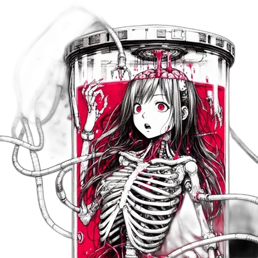 dress, bottle, robot, creature transparent PNG cut-out