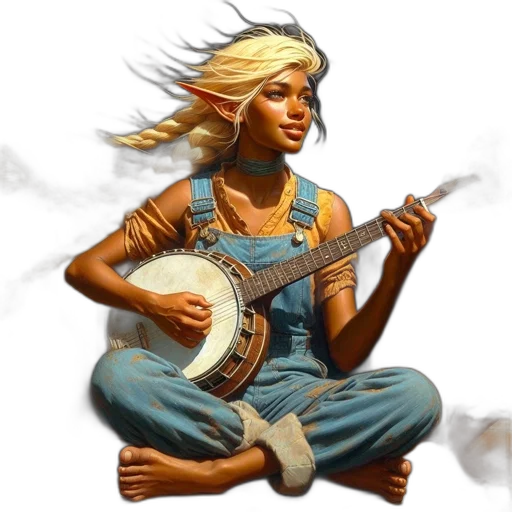 fantasy art, concept art, photorealistic, oil painting transparent PNG cut-out