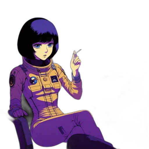 robot, jacket, dress, staff transparent PNG cut-out