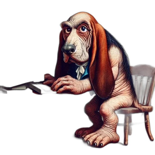 staff, animal, concept art, photorealistic transparent PNG cut-out