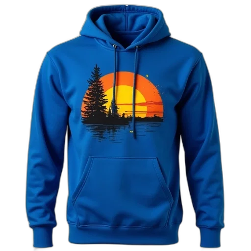 jacket, tree, photorealistic, 3d render transparent PNG cut-out