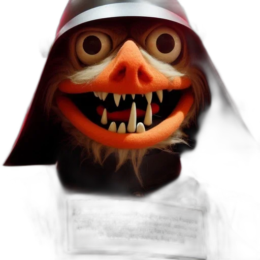 mask, face, creature, staff transparent PNG cut-out