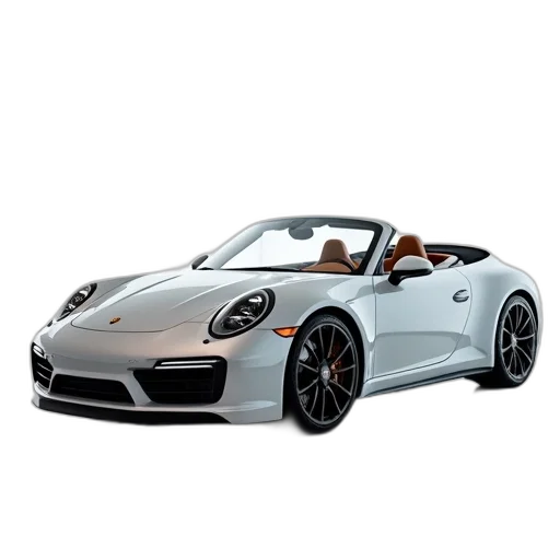 car, 3d render, photorealistic, silver transparent PNG cut-out