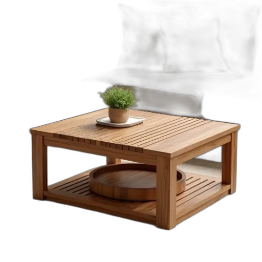 furniture, 3d render, photorealistic, wooden transparent PNG cut-out