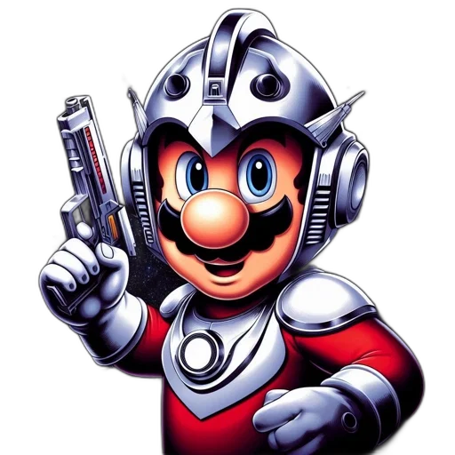 robot, weapon, staff, face transparent PNG cut-out