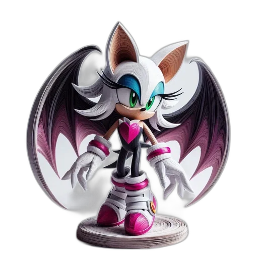 3d render, concept art, artwork, character transparent PNG cut-out