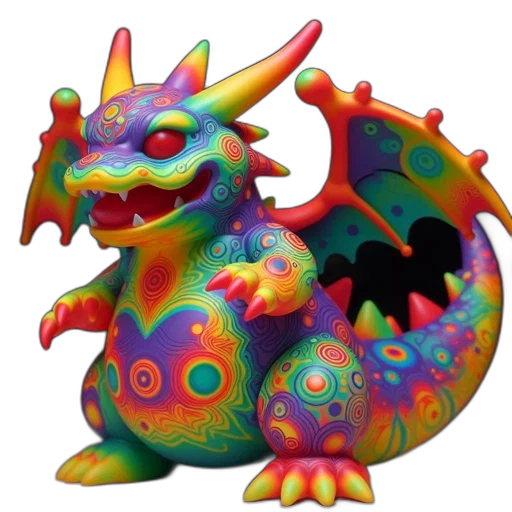dragon, creature, animal, staff transparent PNG cut-out