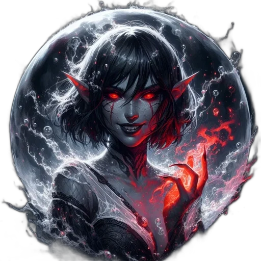 face, fantasy art, comic book art, concept art transparent PNG cut-out
