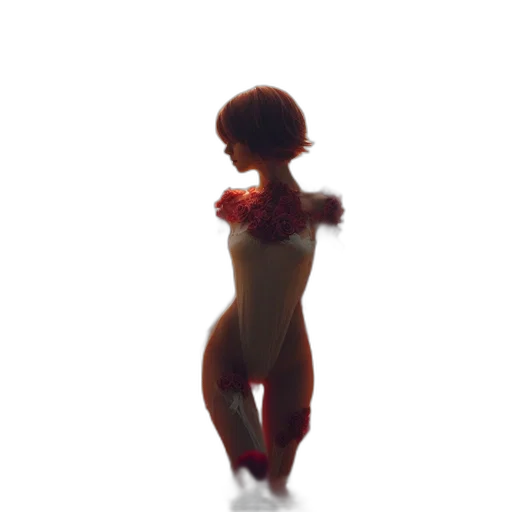 robot, dress, creature, hair transparent PNG cut-out