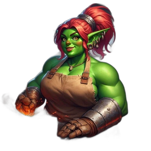 staff, face, weapon, fantasy art transparent PNG cut-out