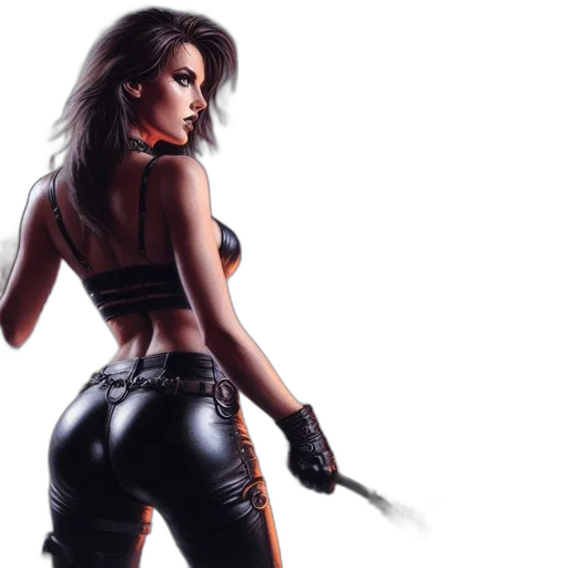 weapon, concept art, cyberpunk, comic book art transparent PNG cut-out