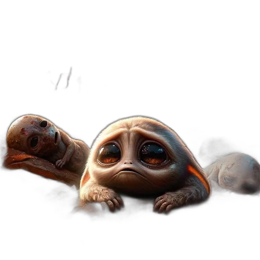 creature, animal, face, concept art transparent PNG cut-out