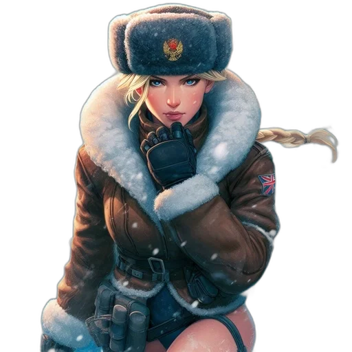 jacket, hat, weapon, face transparent PNG cut-out