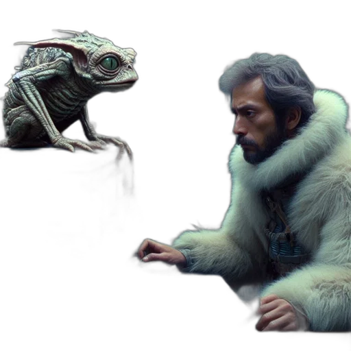creature, dragon, animal, jacket transparent PNG cut-out