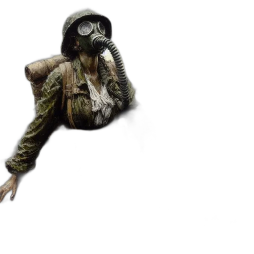 creature, jacket, mask, animal transparent PNG cut-out