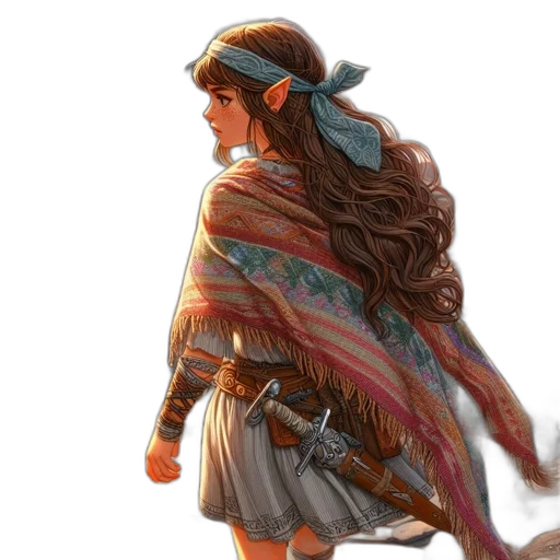 dress, fantasy art, concept art, watercolor transparent PNG cut-out