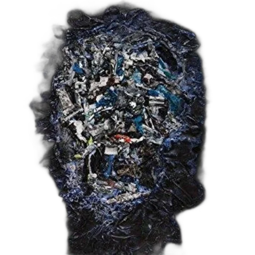 mask, face, hair, jacket transparent PNG cut-out