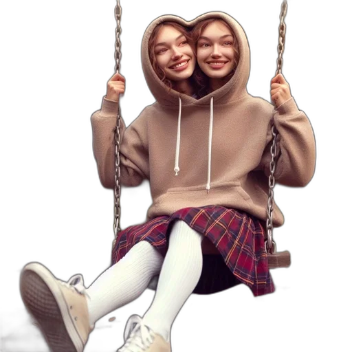 3d render, photorealistic, oil painting, anime transparent PNG cut-out