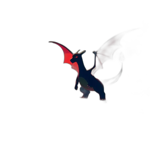 dragon, creature, animal, staff transparent PNG cut-out