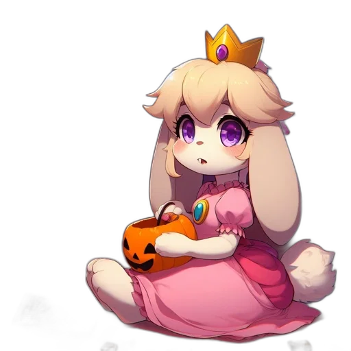 crown, dress, animal, creature transparent PNG cut-out
