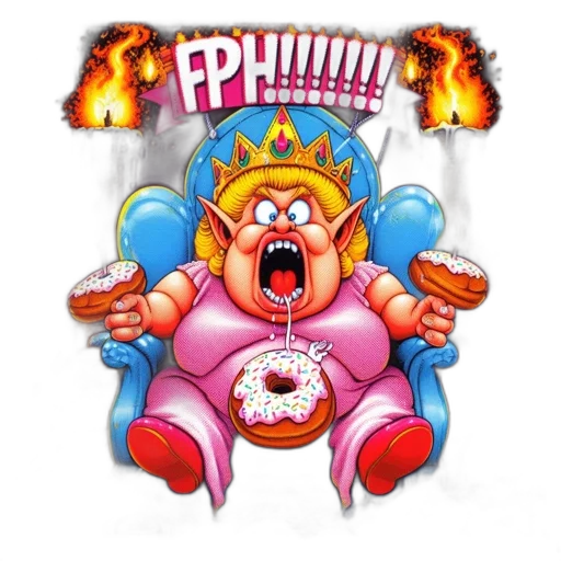 food, concept art, amusingly, surprised transparent PNG cut-out