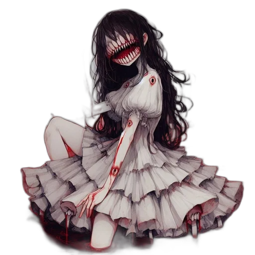 dress, creature, mask, face transparent PNG cut-out