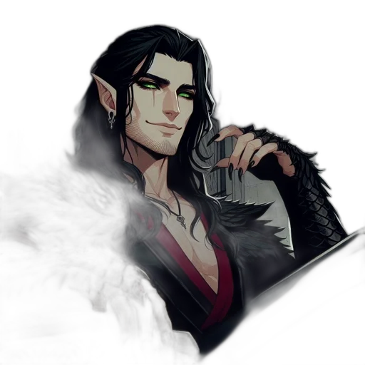 dragon, staff, fantasy art, concept art transparent PNG cut-out