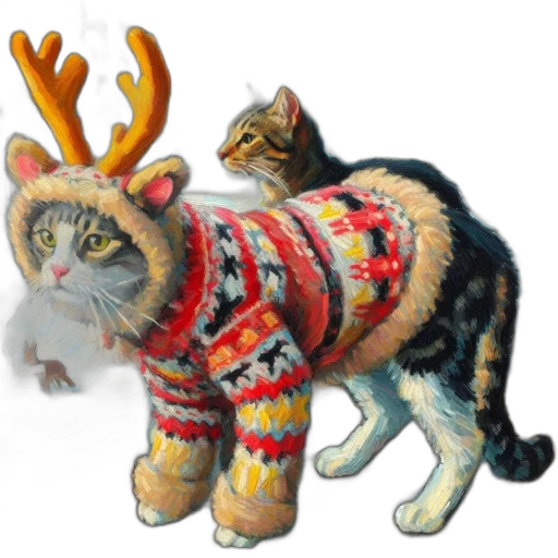 animal, concept art, 3d render, snow transparent PNG cut-out