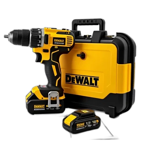 weapon, yellow, black, cordless transparent PNG cut-out