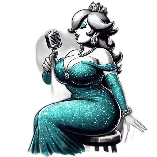 dress, jewelry, robot, cartoon transparent PNG cut-out