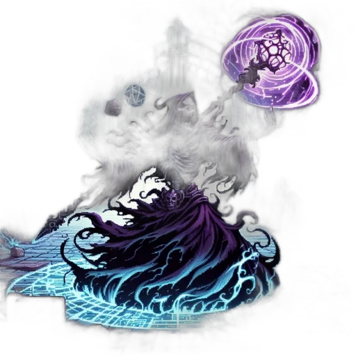 dragon, creature, staff, hair transparent PNG cut-out