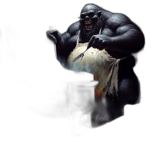 creature, animal, staff, concept art transparent PNG cut-out