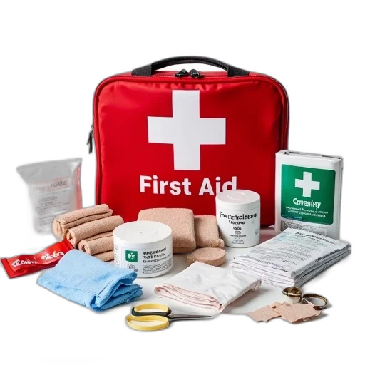 comprehensive, first, aid, kit transparent PNG cut-out