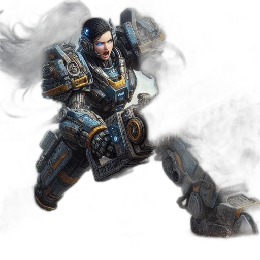 weapon, robot, dragon, concept art transparent PNG cut-out