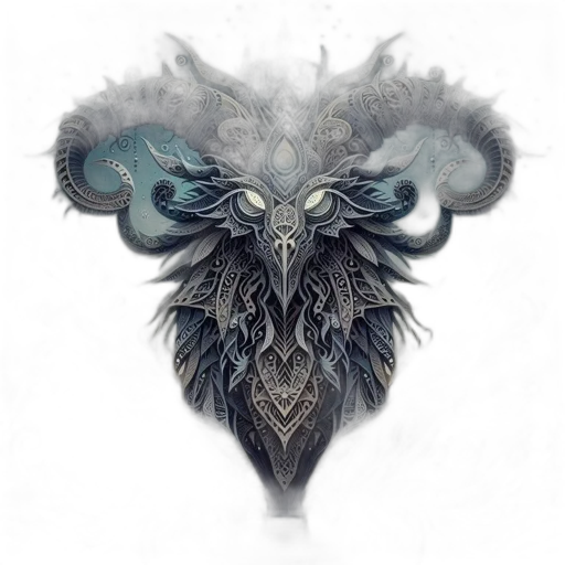 mask, dragon, face, creature transparent PNG cut-out