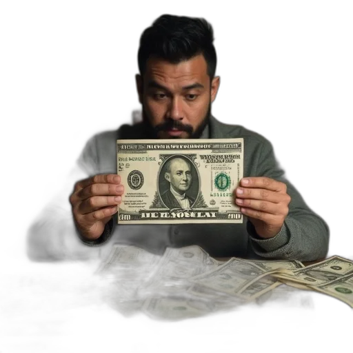face, money, changer, words transparent PNG cut-out