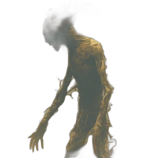 creature, hair, mask, dress transparent PNG cut-out