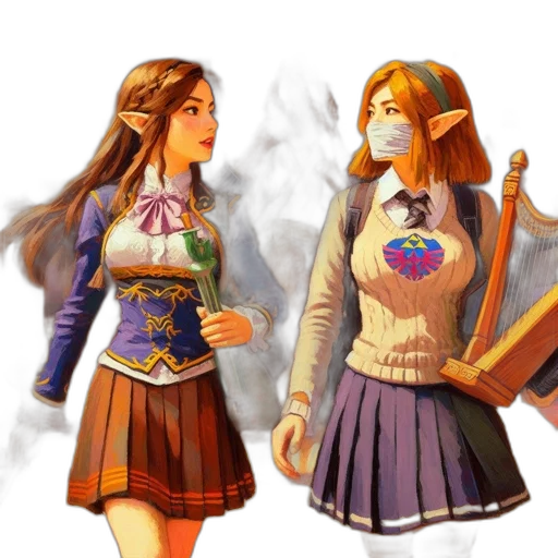 concept art, fantasy art, pixel art, 3d render transparent PNG cut-out