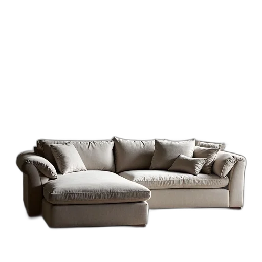furniture, 3d render, photorealistic, earth tones transparent PNG cut-out