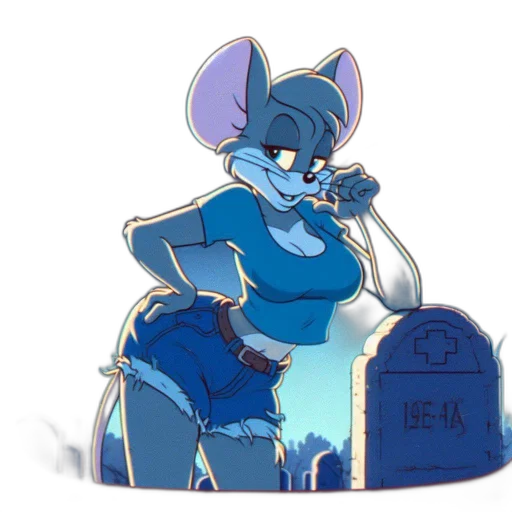 concept art, cyberpunk, cartoon, vaporwave transparent PNG cut-out