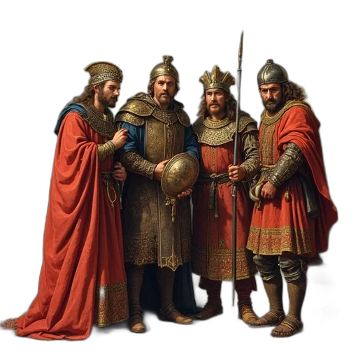 crown, staff, sword, weapon transparent PNG cut-out