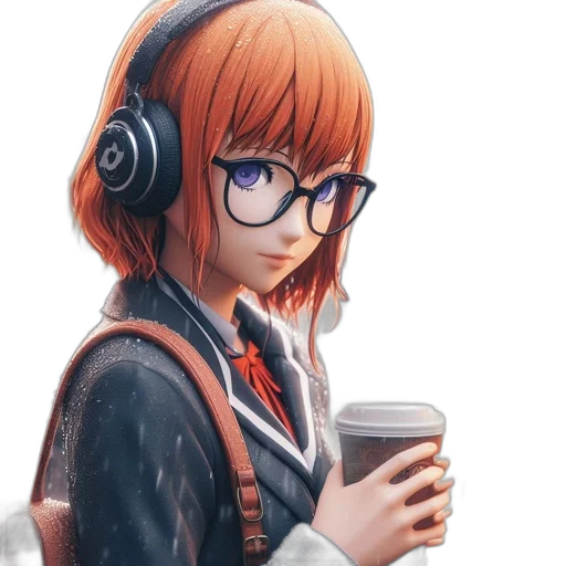 jacket, face, robot, staff transparent PNG cut-out