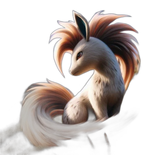 hair, dragon, animal, creature transparent PNG cut-out