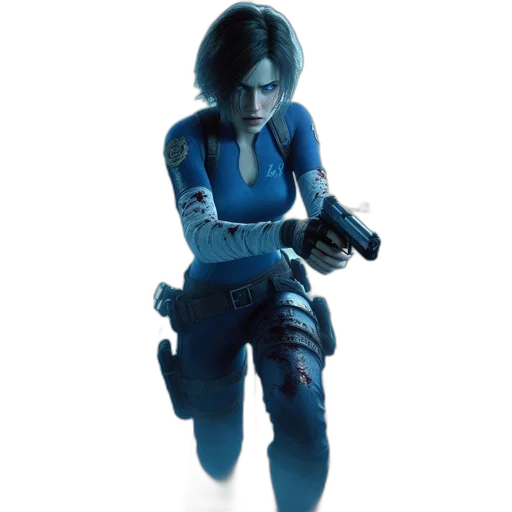 weapon, jacket, staff, concept art transparent PNG cut-out